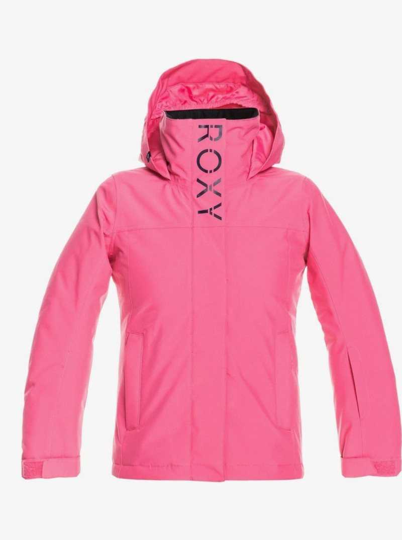 Vestes Snowboard Roxy 4-16 Galaxy Insulated Femme Rose | 526310ATU