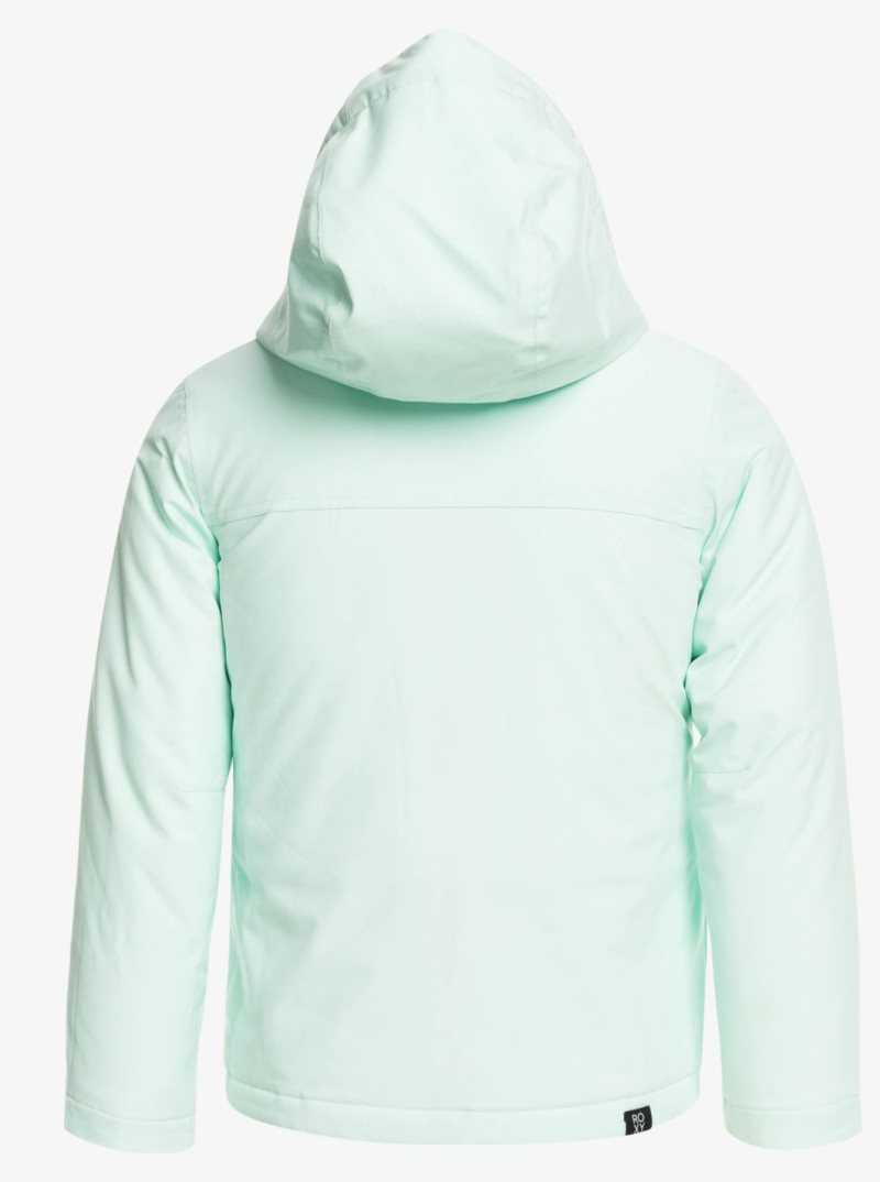 Vestes Snowboard Roxy 4-16 Galaxy Insulated Femme Turquoise Clair | 982563UIA
