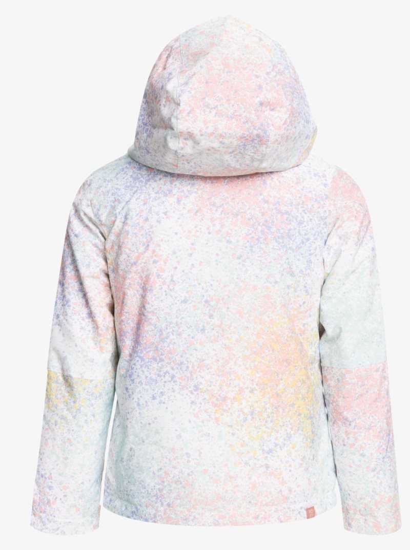 Vestes Snowboard Roxy 4-16 Jetty Insulated Femme Blanche | 267948IAS
