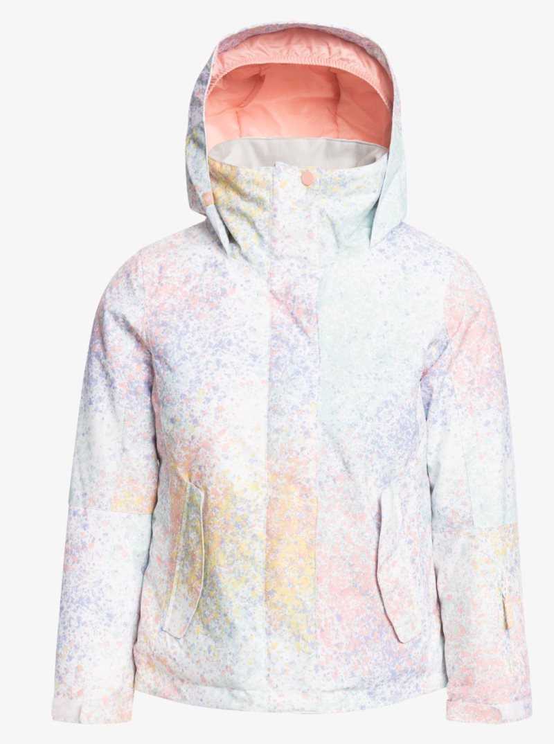 Vestes Snowboard Roxy 4-16 Jetty Insulated Femme Blanche | 267948IAS