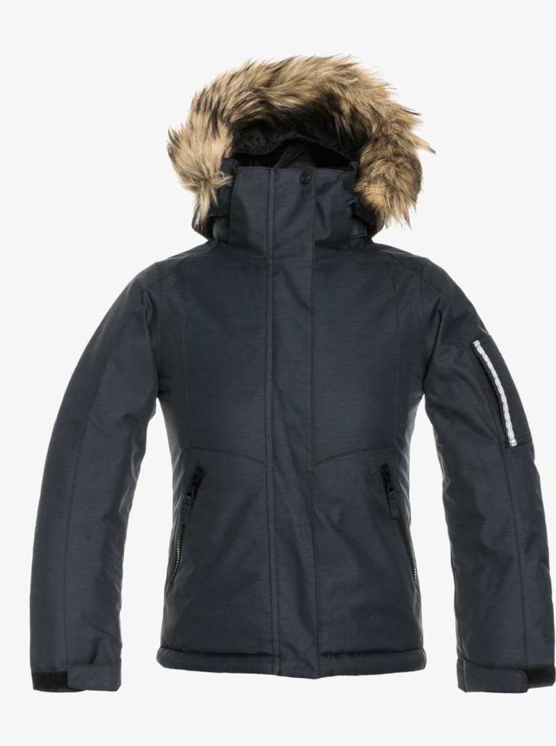 Vestes Snowboard Roxy 4-16 Meade Femme Noir | 586209OSN