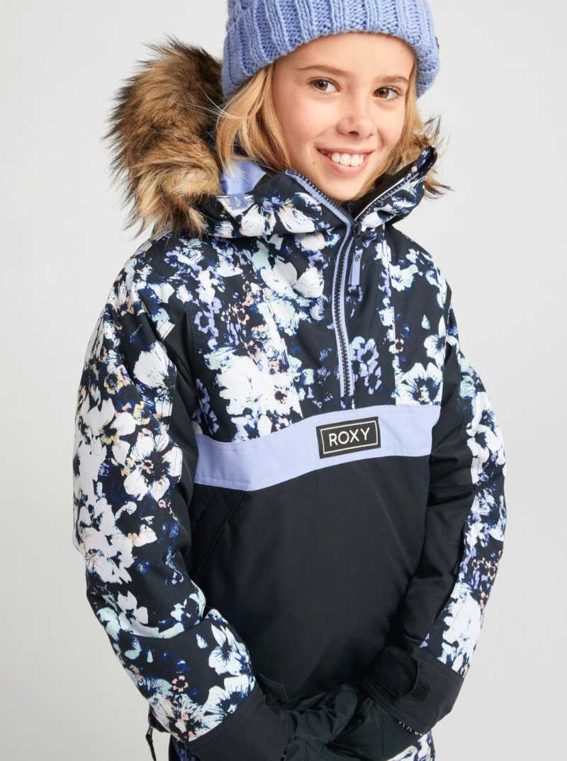 Vestes Snowboard Roxy 4-16 Shelter Insulated Femme Vert Foncé | 315768HMN