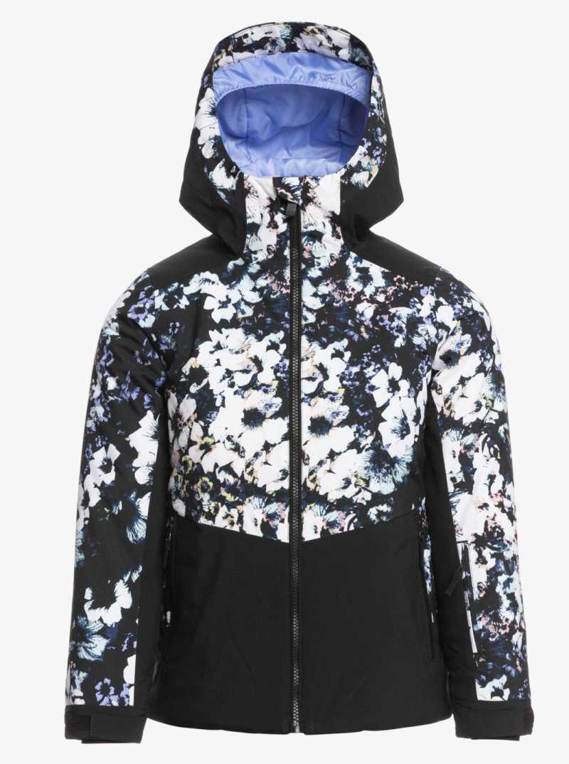 Vestes Snowboard Roxy 4-16 Silverwinter Insulated Femme Noir | 694721IUE