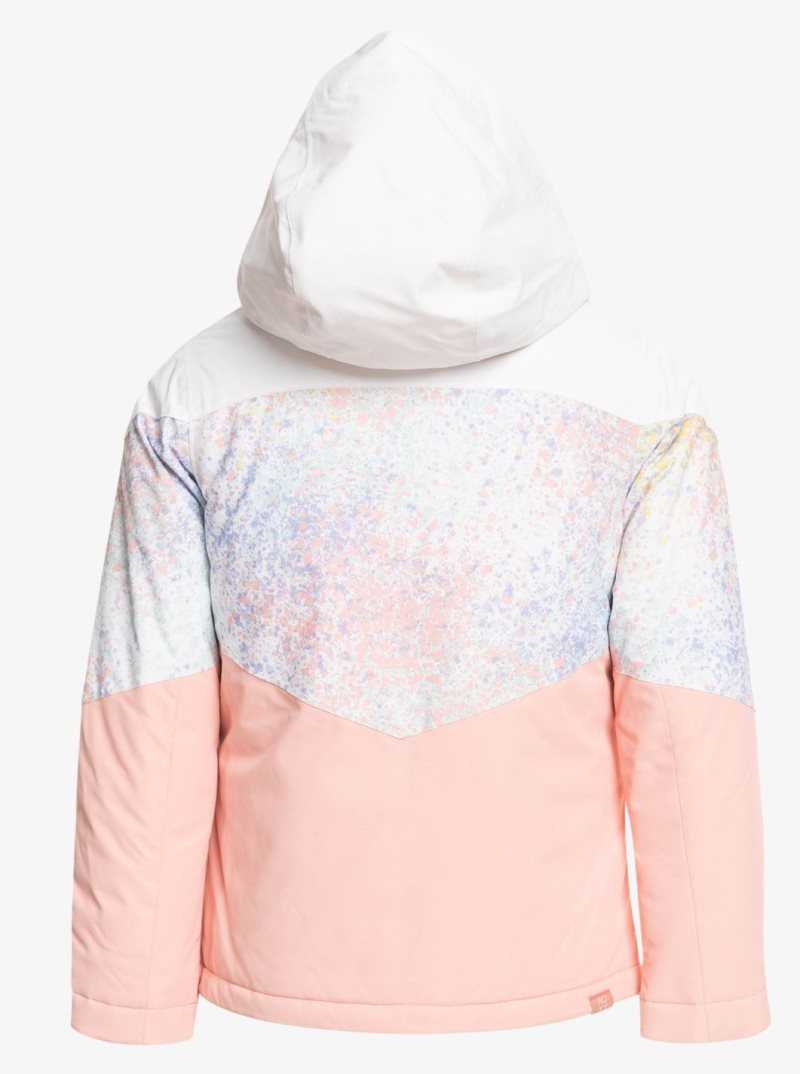 Vestes Snowboard Roxy 4-16 Whist Insulated Femme Blanche | 135780AZP