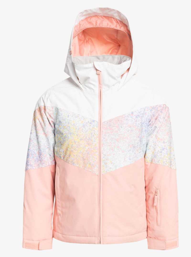 Vestes Snowboard Roxy 4-16 Whist Insulated Femme Blanche | 135780AZP