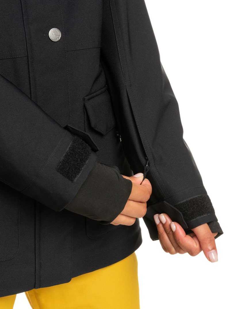 Vestes Snowboard Roxy Andie Insulated Femme Noir | 632701QED