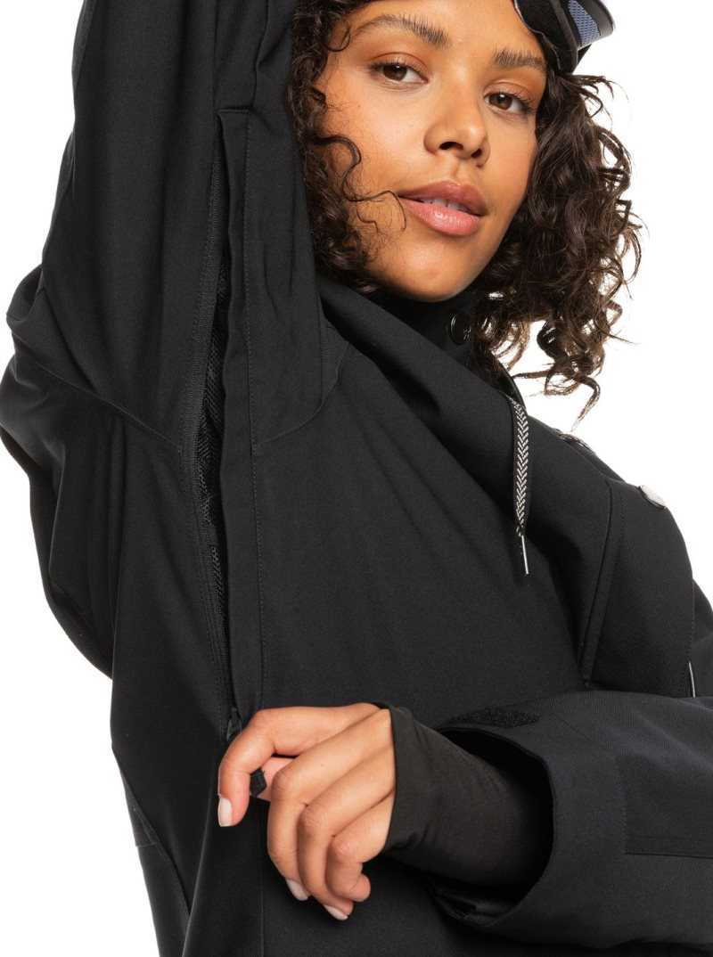 Vestes Snowboard Roxy Andie Insulated Femme Noir | 632701QED