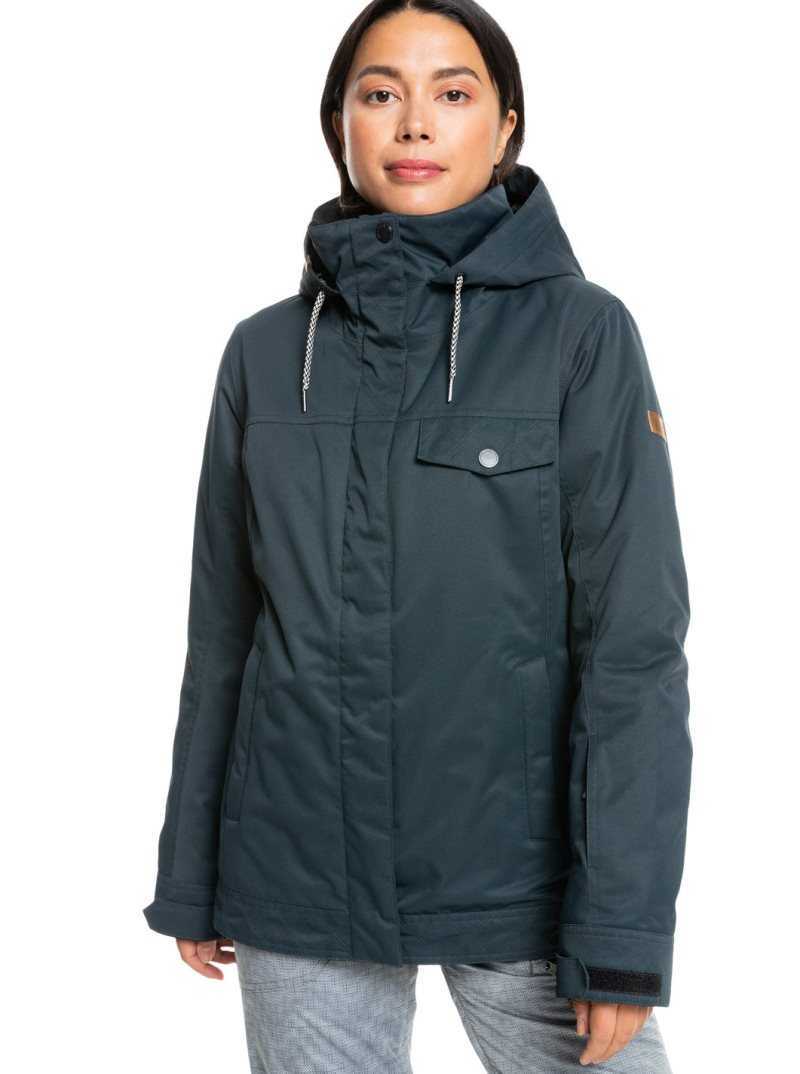 Vestes Snowboard Roxy Billie Insulated Femme Noir | 172859VJX