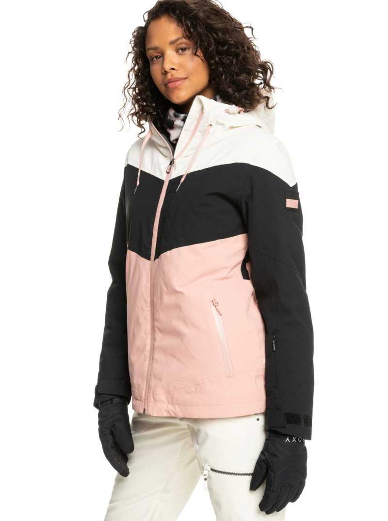 Vestes Snowboard Roxy D'hiver Haven Insulated Femme Rose | 792045NLA