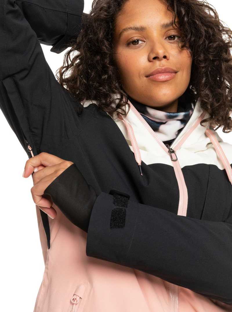 Vestes Snowboard Roxy D'hiver Haven Insulated Femme Rose | 792045NLA