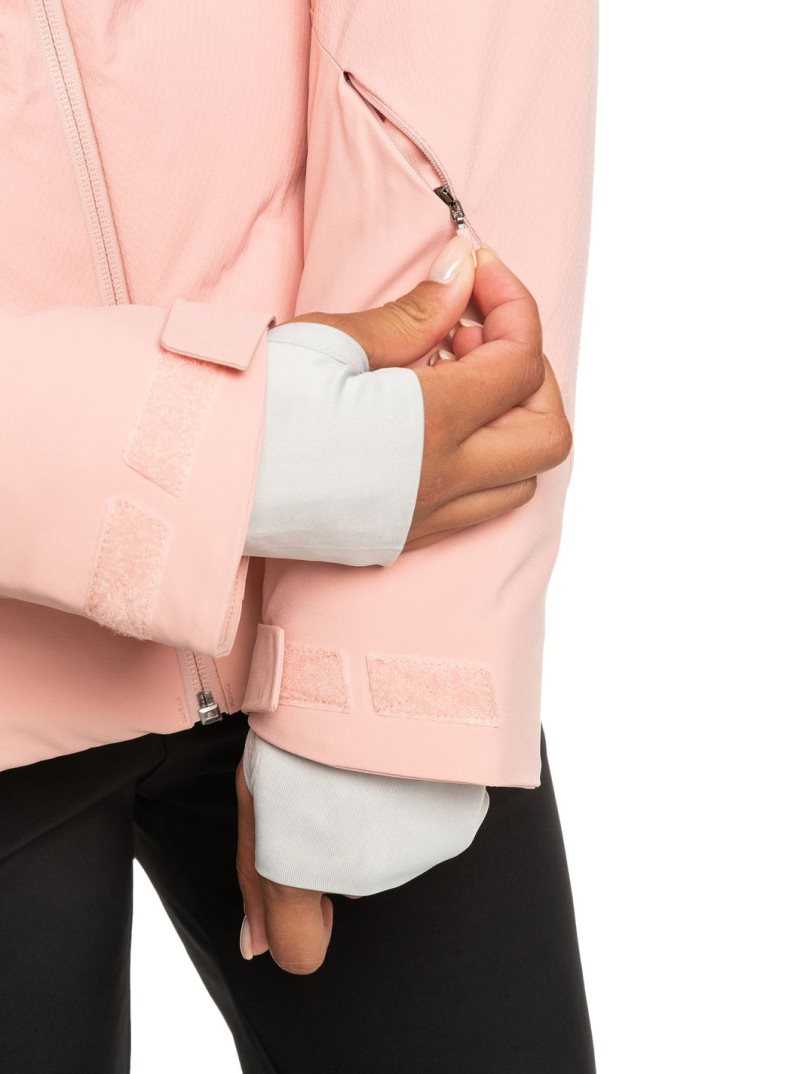 Vestes Snowboard Roxy Dusk Insulated Femme Rose | 794150ZRU
