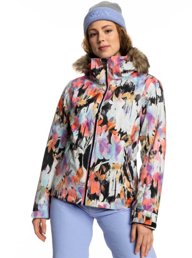 Vestes Snowboard Roxy Jet Ski Insulated Femme Noir | 402813SFJ