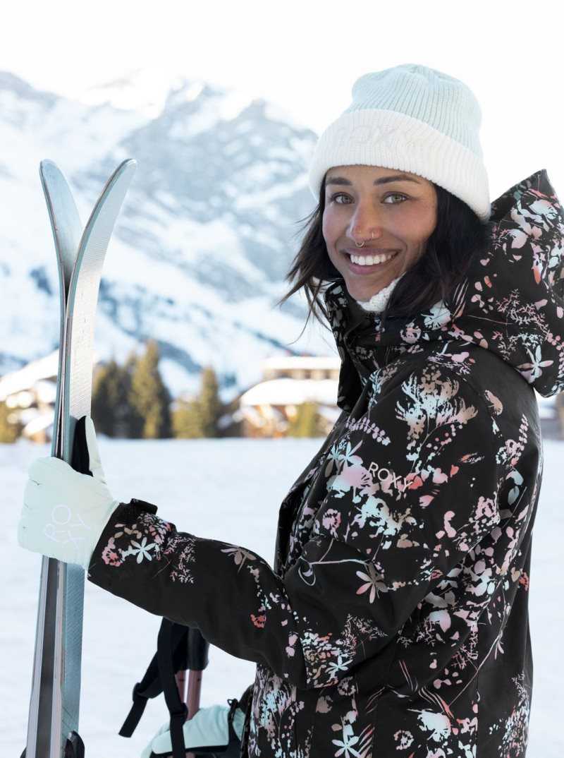 Vestes Snowboard Roxy Jetty Insulated Femme Noir | 498207VZD