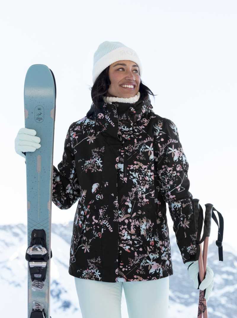 Vestes Snowboard Roxy Jetty Insulated Femme Noir | 498207VZD