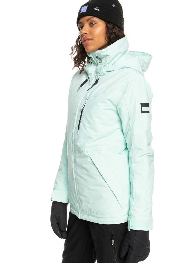Vestes Snowboard Roxy Presence Insulated Femme Turquoise Clair | 217549KJB
