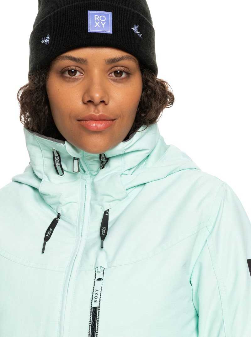 Vestes Snowboard Roxy Presence Insulated Femme Turquoise Clair | 217549KJB