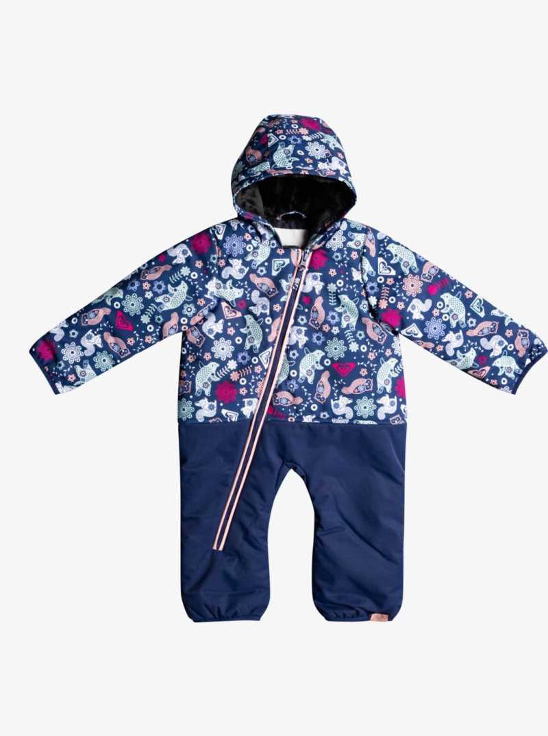 Vestes Snowboard Roxy Rose Insulated Snow Suit Baby Femme Bleu | 418972UTJ