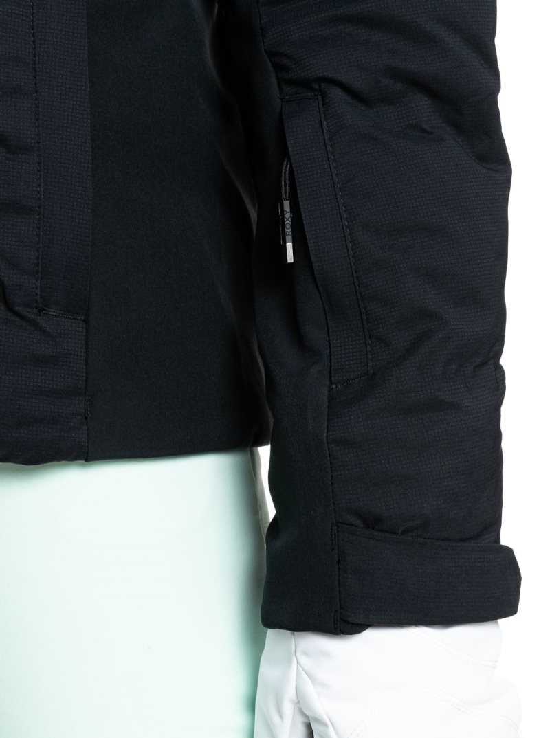 Vestes Snowboard Roxy Snow Storm Insulated Femme Noir | 219458QHY