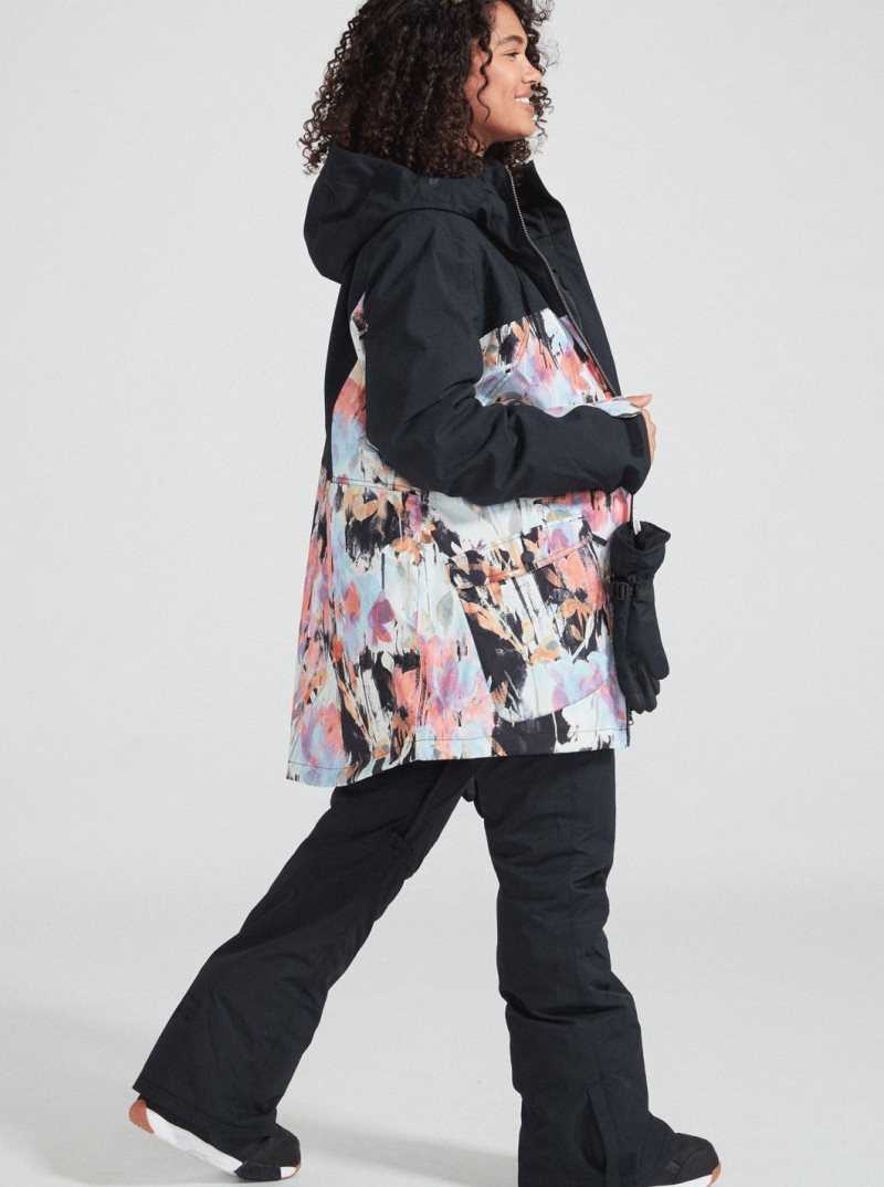 Vestes Snowboard Roxy Stated Insulated Femme Noir | 129746IGF