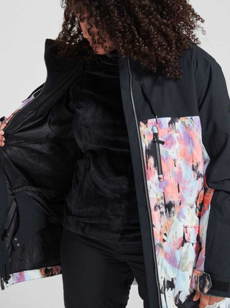 Vestes Snowboard Roxy Stated Insulated Femme Noir | 129746IGF