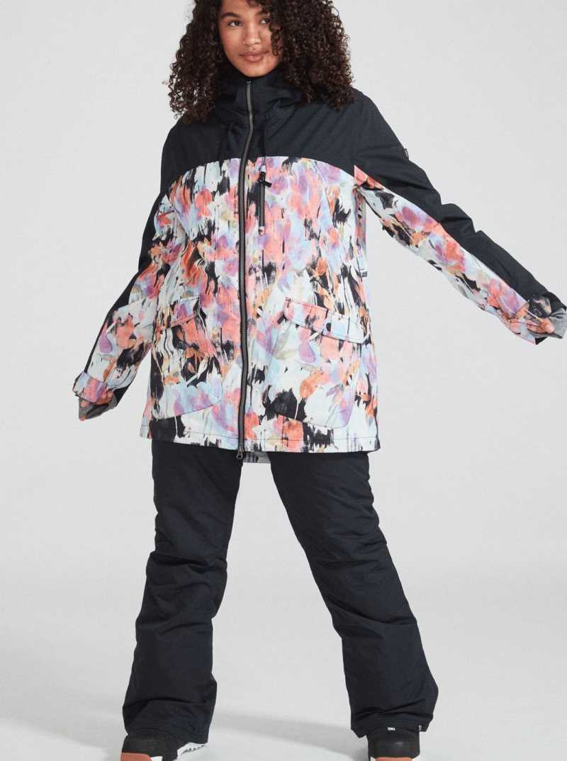 Vestes Snowboard Roxy Stated Insulated Femme Noir | 129746IGF