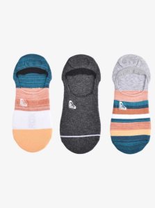 Accessoires Roxy 3 Pack No-Show Liner Socks Femme Grise Clair | 402159XVT