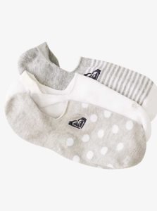 Accessoires Roxy 3 Pack No-Show Liner Socks Femme Blanche | 735182XCT