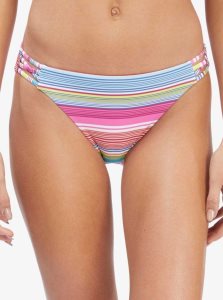 Bas De Bikini Roxy Active Full Femme Blanche Stripes | 850724AGH