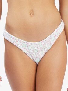 Bas De Bikini Roxy Ditsy In Paradise Smocked Cheeky Femme Vert | 785214IWO