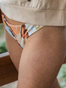Bas De Bikini Roxy Floradelic Cheeky Printed Femme Marron | 517983EUA