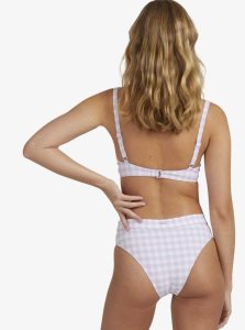 Bas De Bikini Roxy Heart The Check Moderate Coverage Femme Violette | 287931TFM