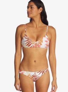 Bas De Bikini Roxy Printed Beach Classics Cheeky Femme Blanche | 410358XKY