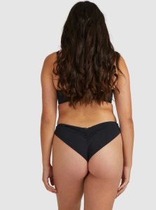 Bas De Bikini Roxy Solid Beach Classics Cheeky Femme Grise Foncé | 354867GRM