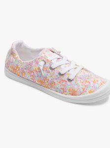 Baskets Roxy Bayshore Femme Blanche Rose Orange | 078941SBH