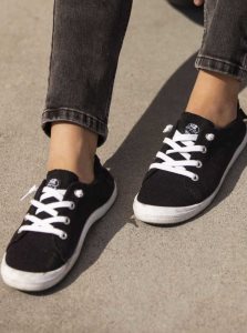 Baskets Roxy Bayshore Femme Noir Grise Foncé | 347290YMG