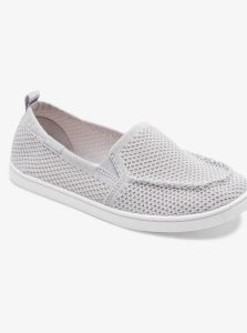 Baskets Roxy Minnow Knit Slip On Femme Grise | 729534NCF