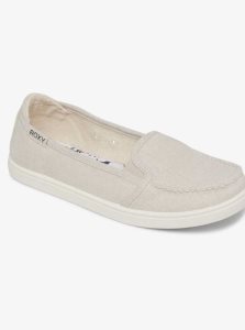 Baskets Roxy Minnow Slip On Femme Beige | 731250JDT