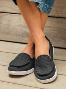 Baskets Roxy Minnow Slip On Femme Noir | 894736QRO