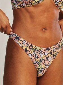 Bikinis Roxy Printed Beach Classics Mini Femme Indigo | 640531XEB