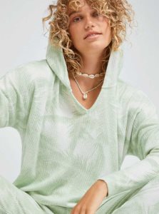 Chandails En Molleton Roxy Endless Daze Hoodie Rib Pullover Hoodie Femme | 128935FKS