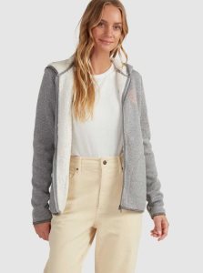 Chandails En Molleton Roxy Petal Fever Zip Up Hoodie Femme Noir | 941036CGU