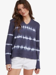 Chandails En Molleton Roxy Surfing Days Poncho Hoodie Femme Indigo | 638245IQT