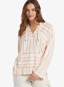Chandails En Molleton Roxy Wild And Free Poncho Style Hoodie Femme Stripes | 134590EWA