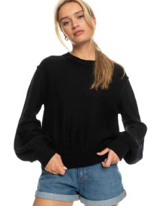 Chandails Roxy Loft Music Pullover Sweatshirt Femme Grise Foncé | 234015BTM