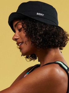 Chapeaux Roxy Almond Milk Bucket Femme Grise Foncé | 182049QNG