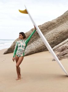 Combinaison En Néoprène Roxy 1.5mm POP SURF Cheeky Long Sleeve Femme | 934201ENL