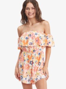 Combinaison Roxy Another Day Romper Femme Blanche | 206981OWE