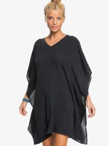 Cover Ups Roxy Moon Blessing Poncho Beach Coverup Femme Grise Foncé | 264105MVD