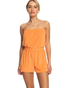 Cover Ups Roxy Special Feeling Romper Femme Orange | 847951DBR