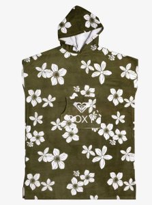 Cover Ups Roxy Stay Magical Printed Encapuchonné Changing Towel Femme Vert Olive Vert | 784563KBZ